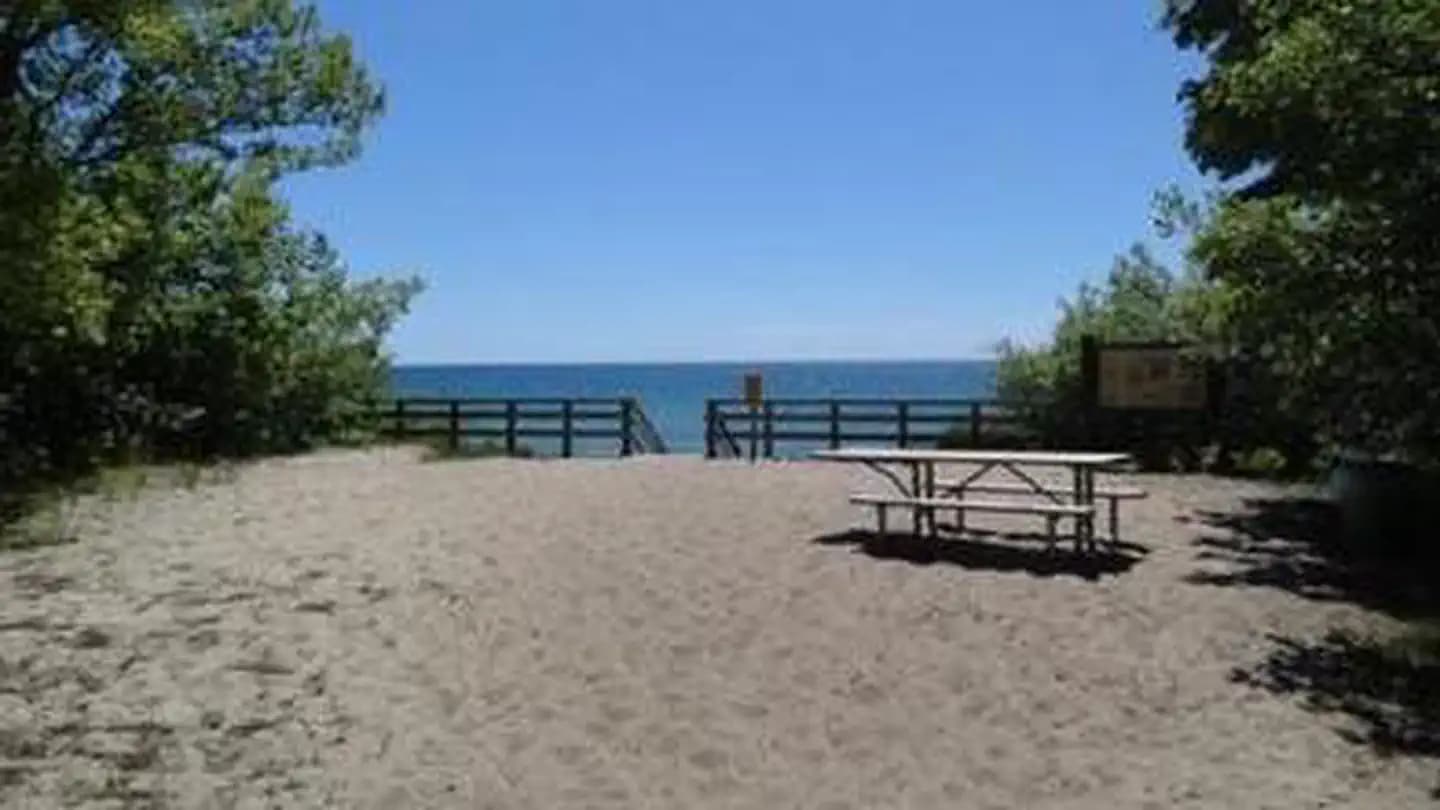 LAKE MICHIGAN AT ST. IGNACE